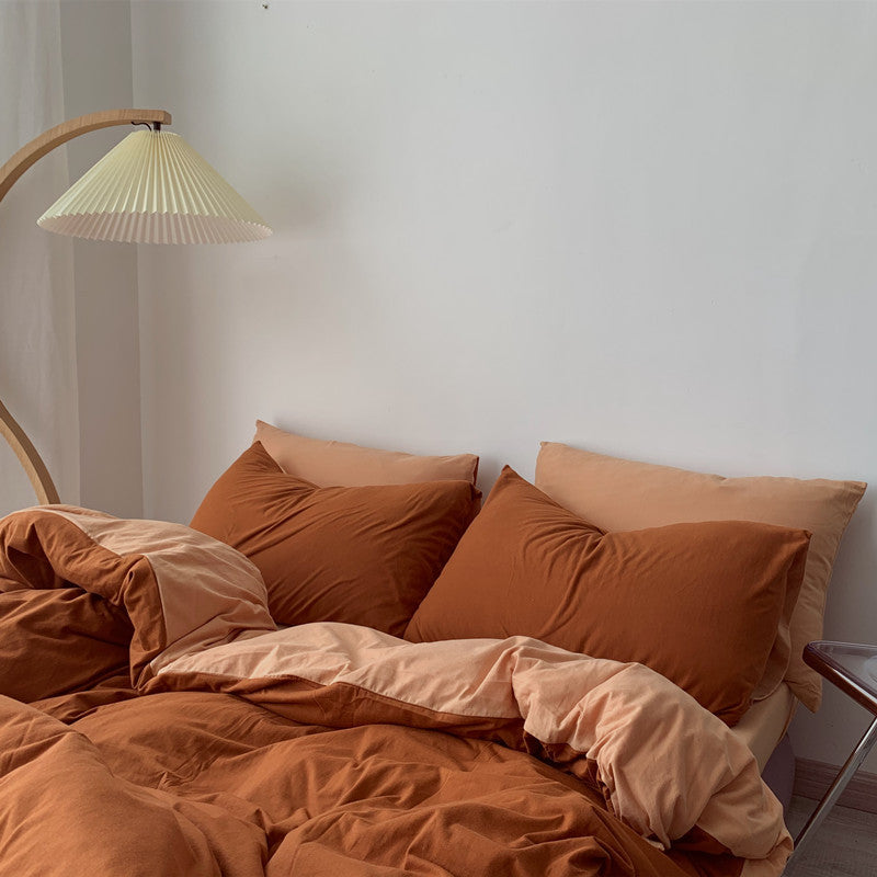 Pigment Color Bed Sheet