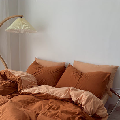 Pigment Color Bed Sheet