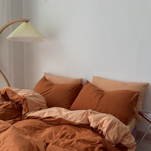 Pigment Color Bed Sheet